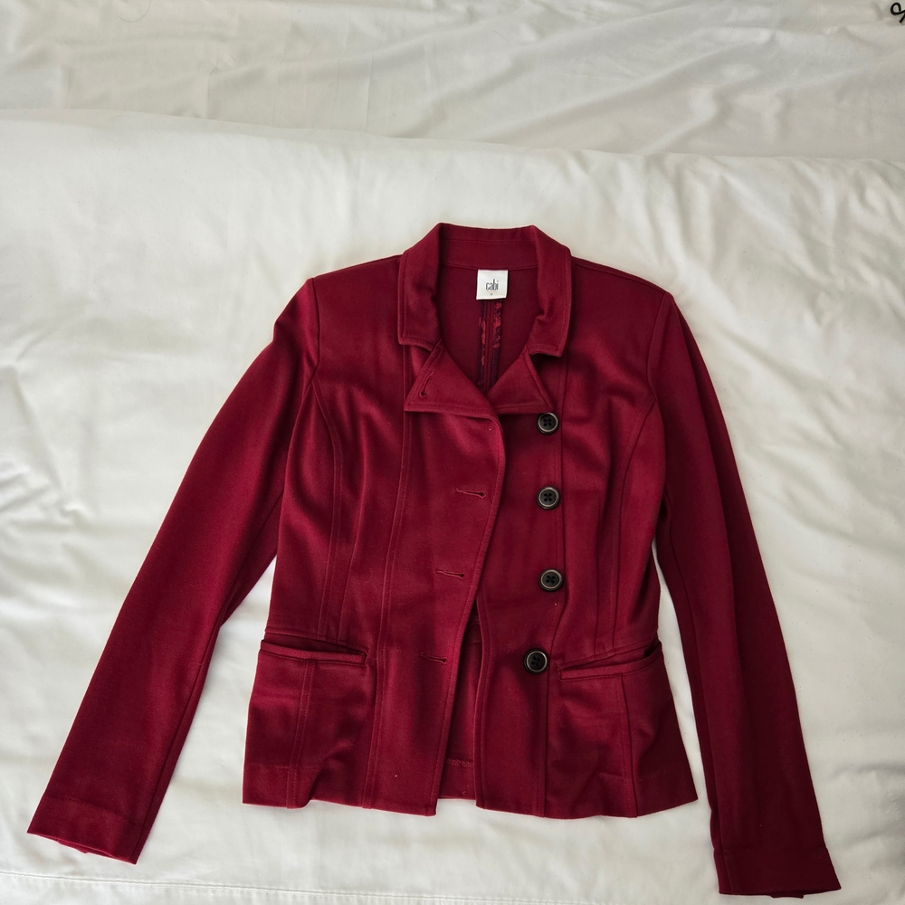 Elegant Red Women's Jacket